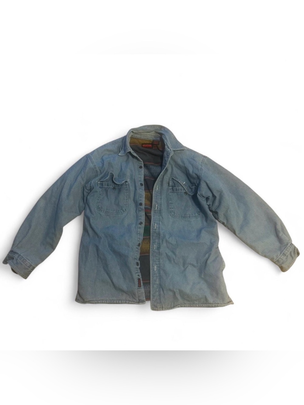 Wolverine Light Blue Denim Fleece Lined Jacket